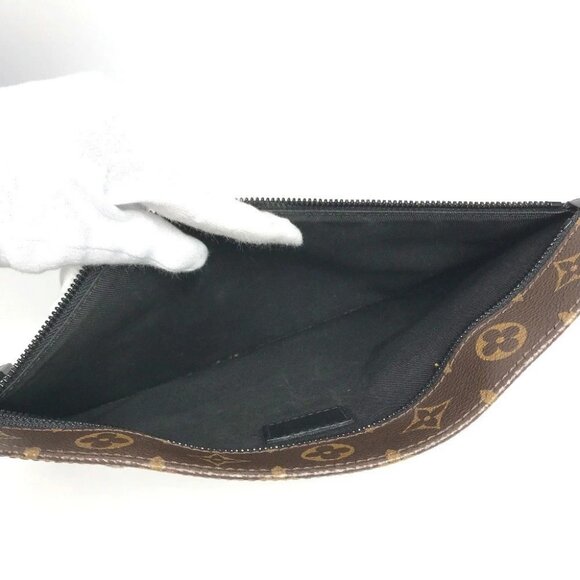 LOUIS VUITTON M45734 MonogramMacassar Weekend Tote PM Tote Bag Shoulder Bag - Picture 15 of 16